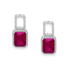 Elegant CZ & Crystal Pendant Set