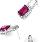 Elegant CZ & Crystal Pendant Set