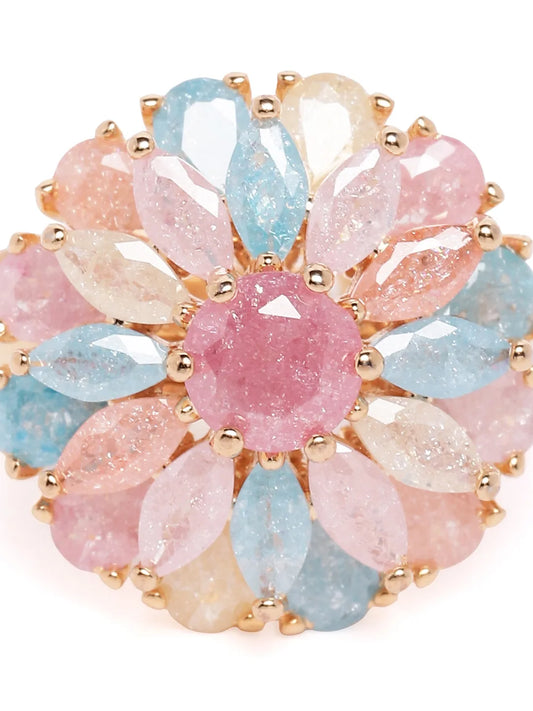 Carnival Bliss Floral Crystal Ring
