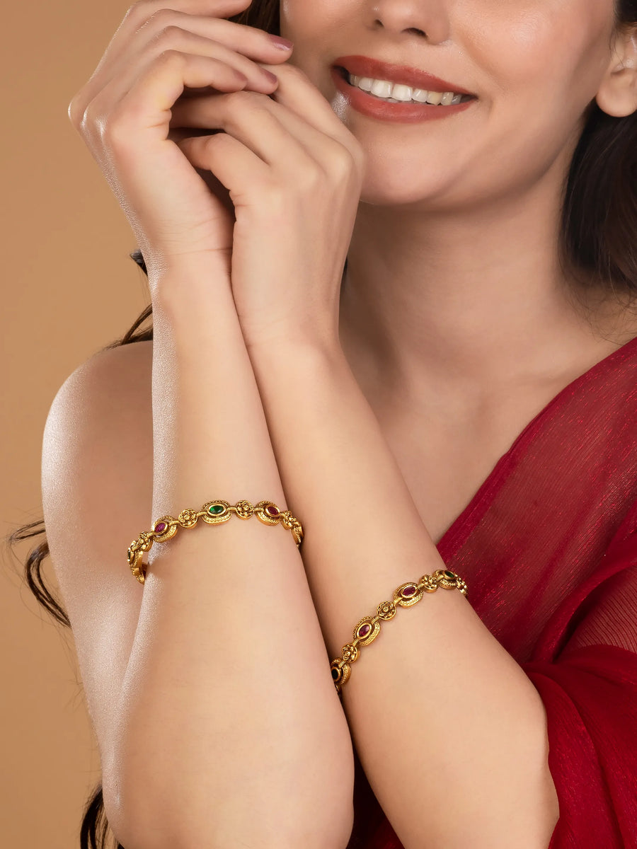 Ornate Charm Kada Bangles Collection