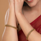 Stylish Zig-Zag Engraved Bangles