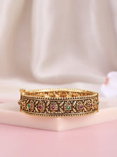 Heritage Kundan-Set Gold Bangle