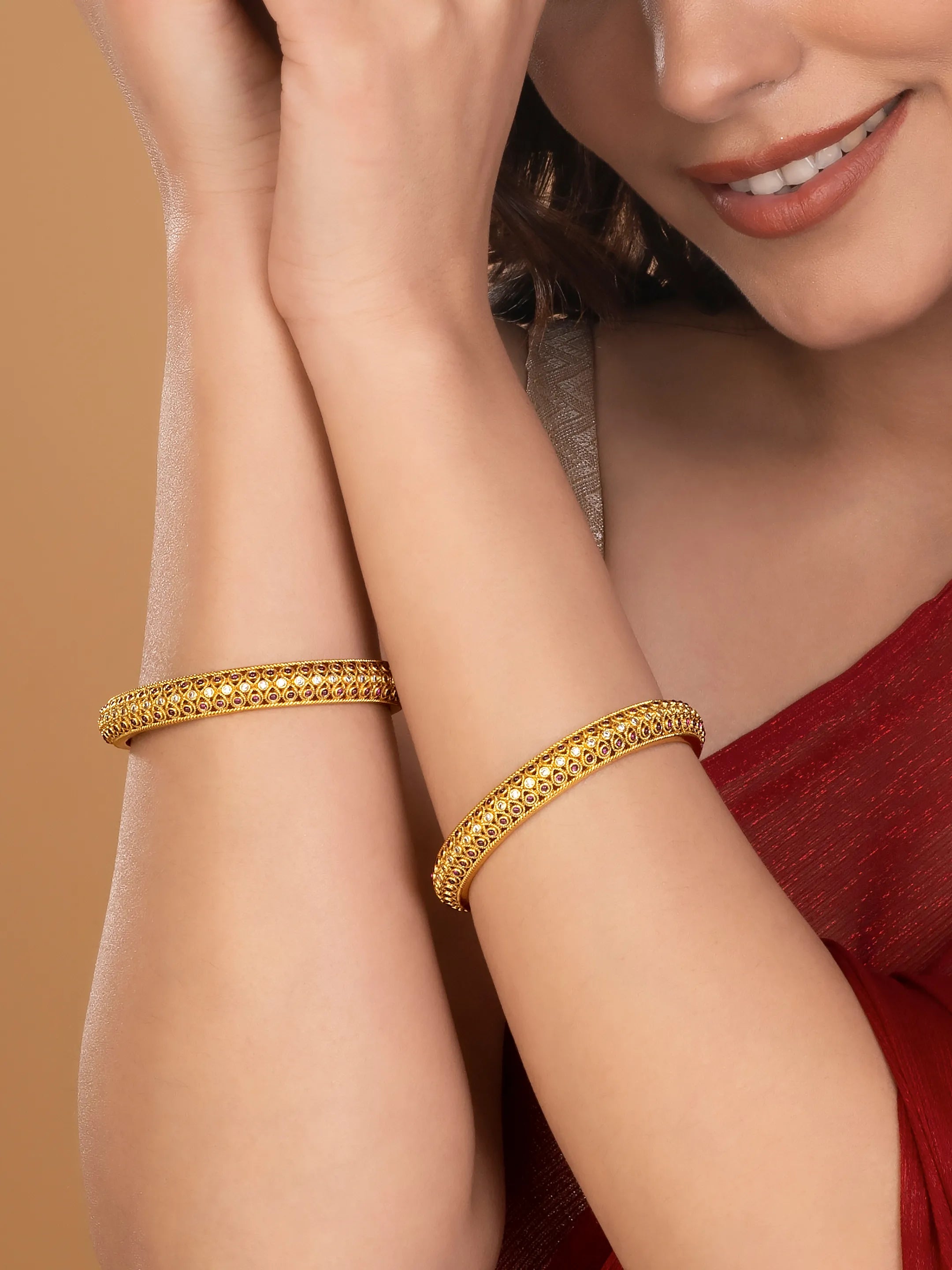 Glossy Traditional Kada Bangles