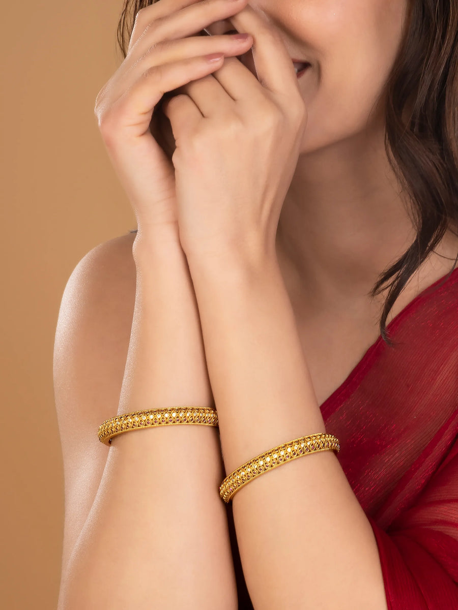 Glossy Traditional Kada Bangles