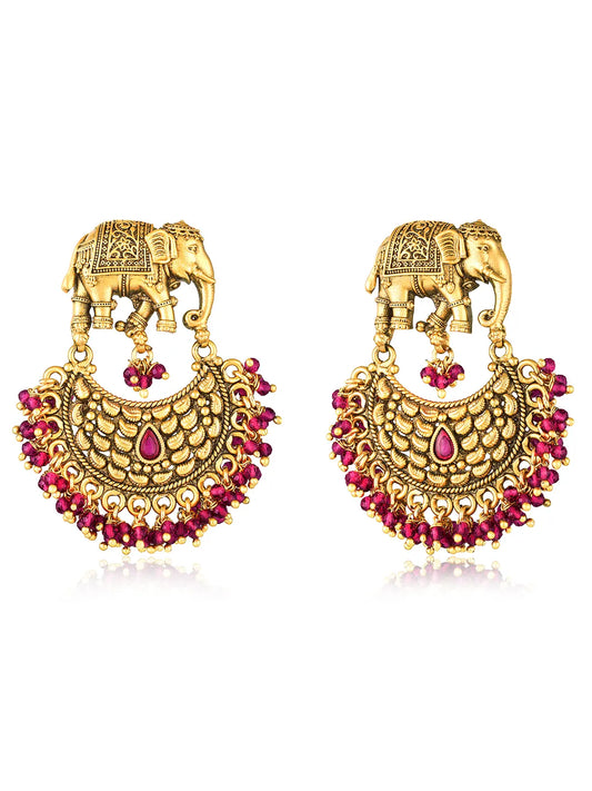 Elephant Drop Earrings – Unique & Stylish | Peora
