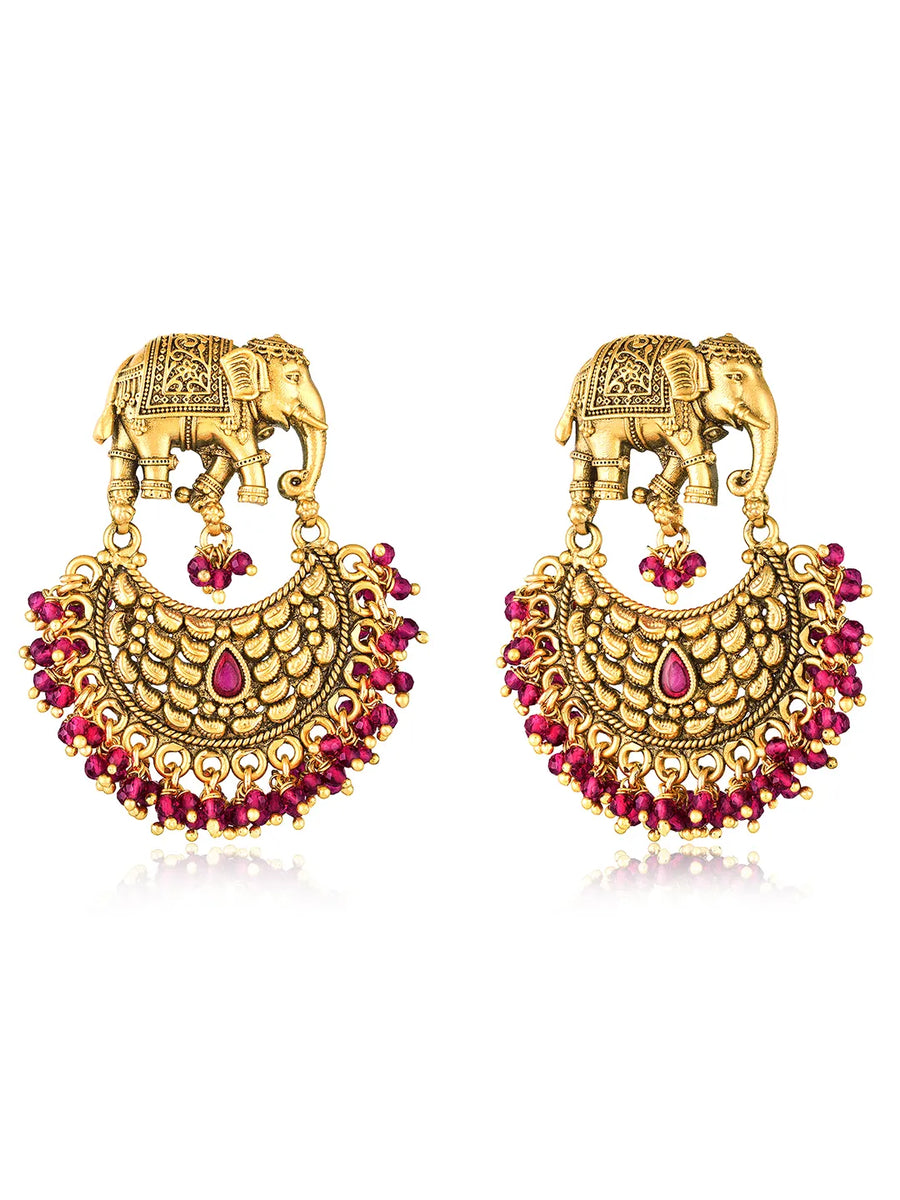 Elephant Drop Earrings – Unique & Stylish | Peora