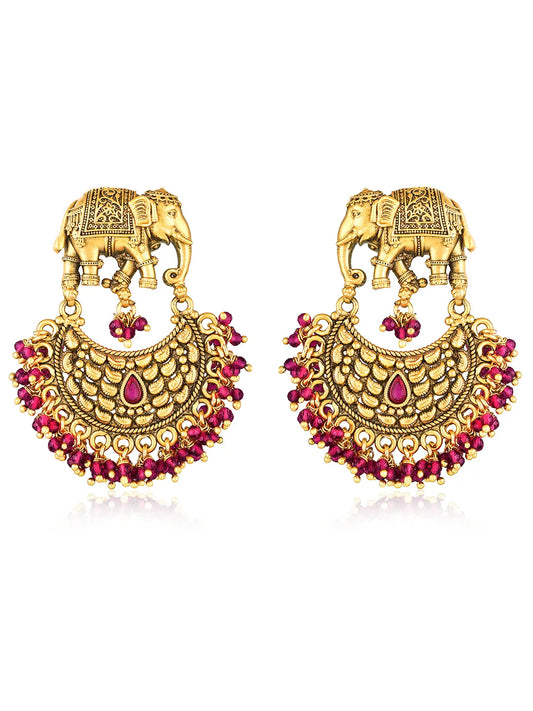 Elephant Drop Earrings – Unique & Stylish | Peora