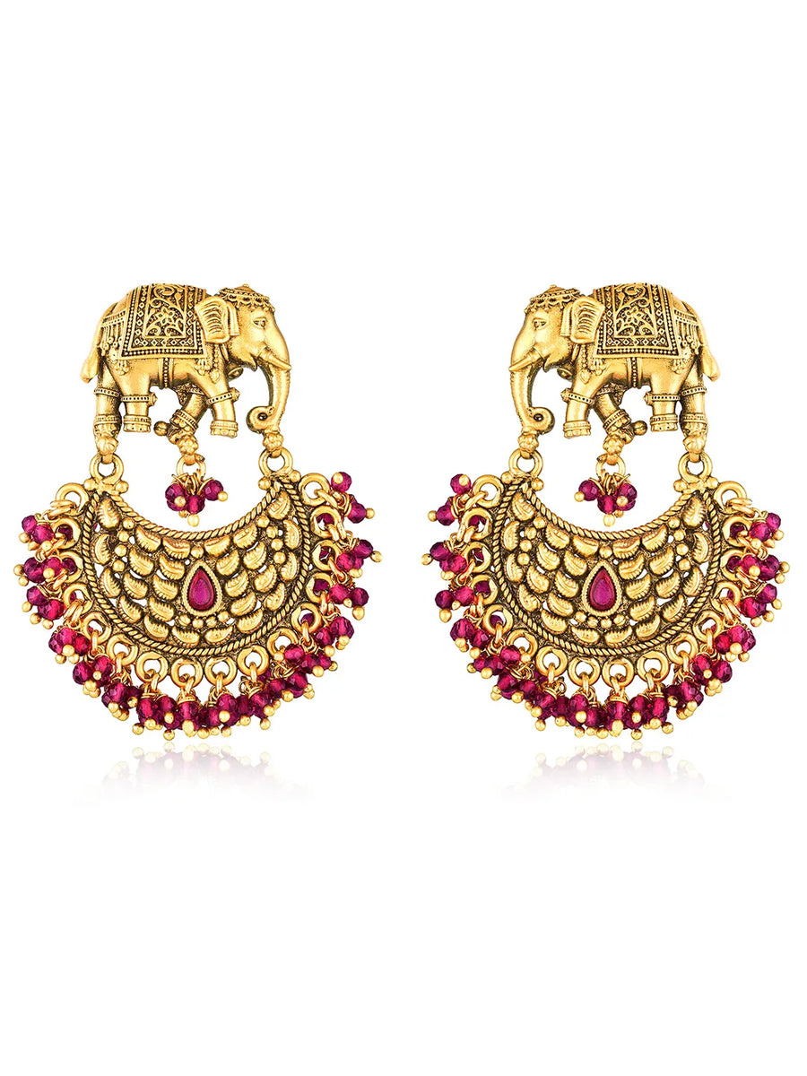 Elephant Drop Earrings – Unique & Stylish | Peora
