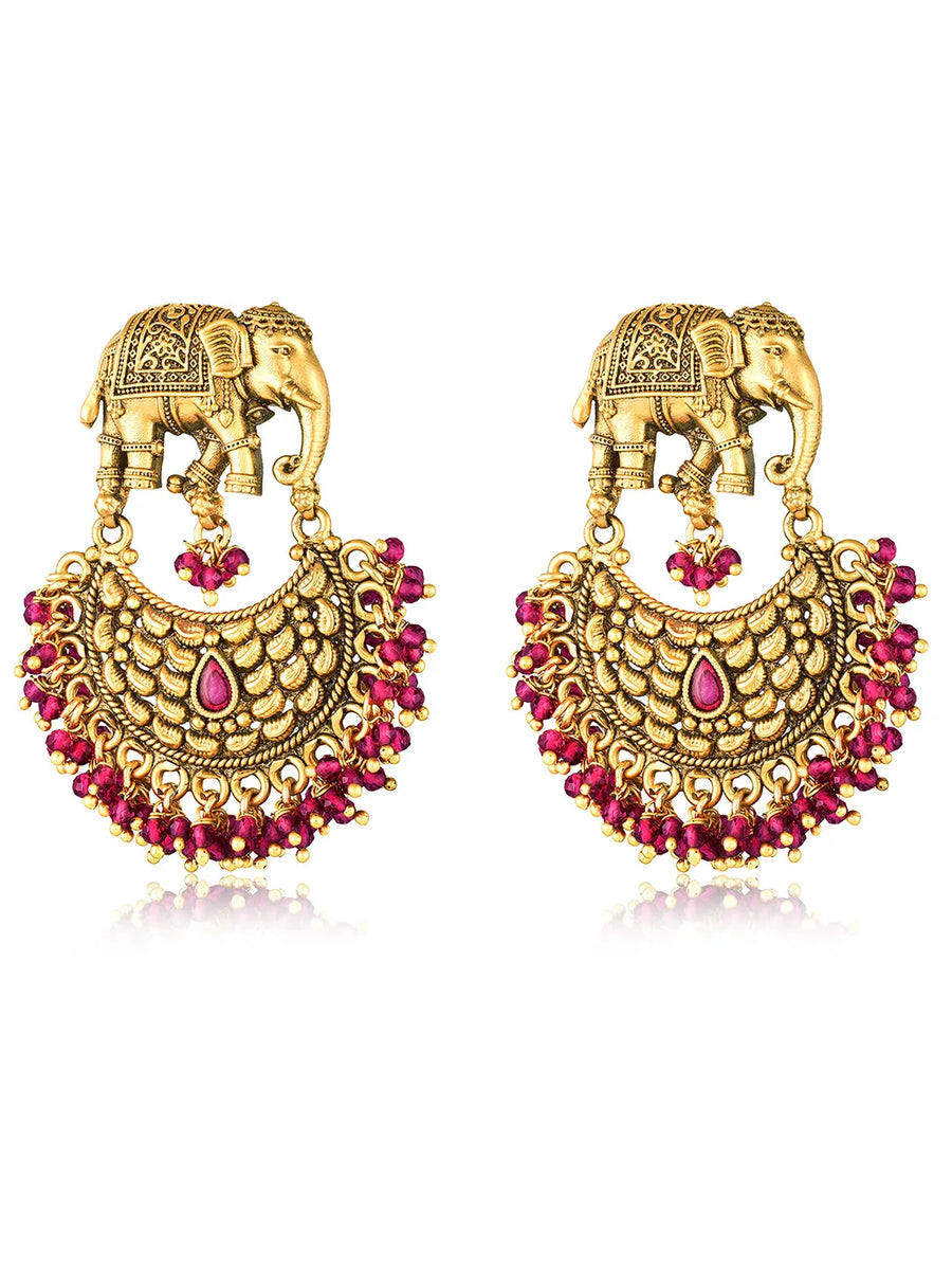 Elephant Drop Earrings – Unique & Stylish | Peora