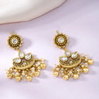 Chic Crystal Drop Earrings with Shine