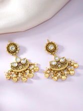 Chic Crystal Drop Earrings with Shine