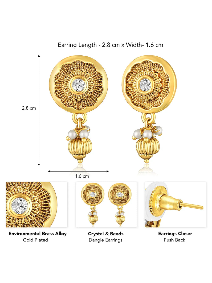 Stud Drop Earrings – Chic & Elegant Styles | Peora