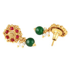 Studded Drop Earrings – Elegant & Sparkling | Peora