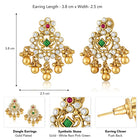 Crystal Dangle Earrings – Sparkling & Elegant | Peora
