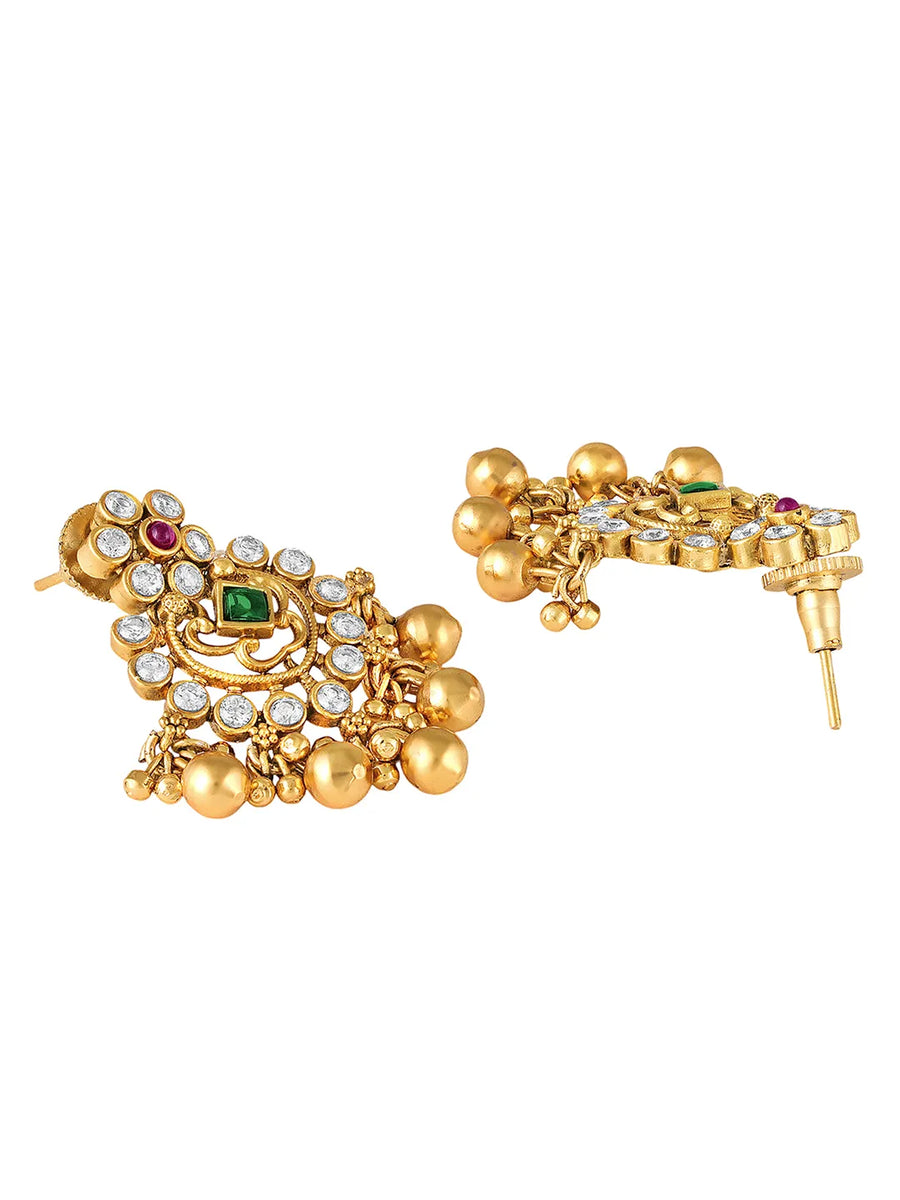 Crystal Dangle Earrings – Sparkling & Elegant | Peora