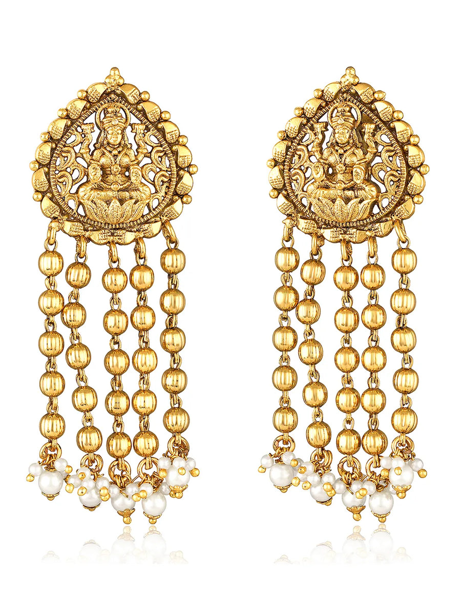 Laxmi Tassel Earrings – Elegant & Festive | Peora

 