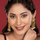 Divine Goddess Laxmi Tassel Earrings