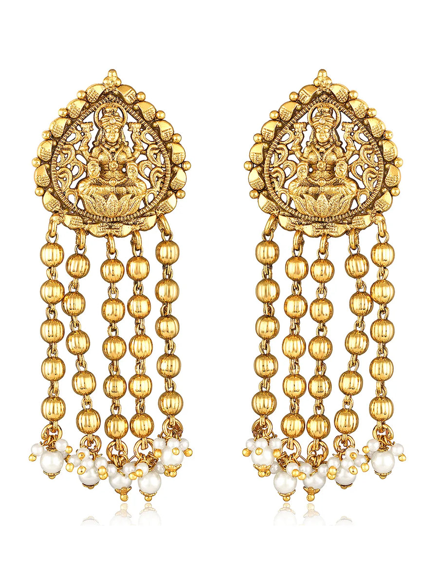 Laxmi Tassel Earrings – Elegant & Festive | Peora

 