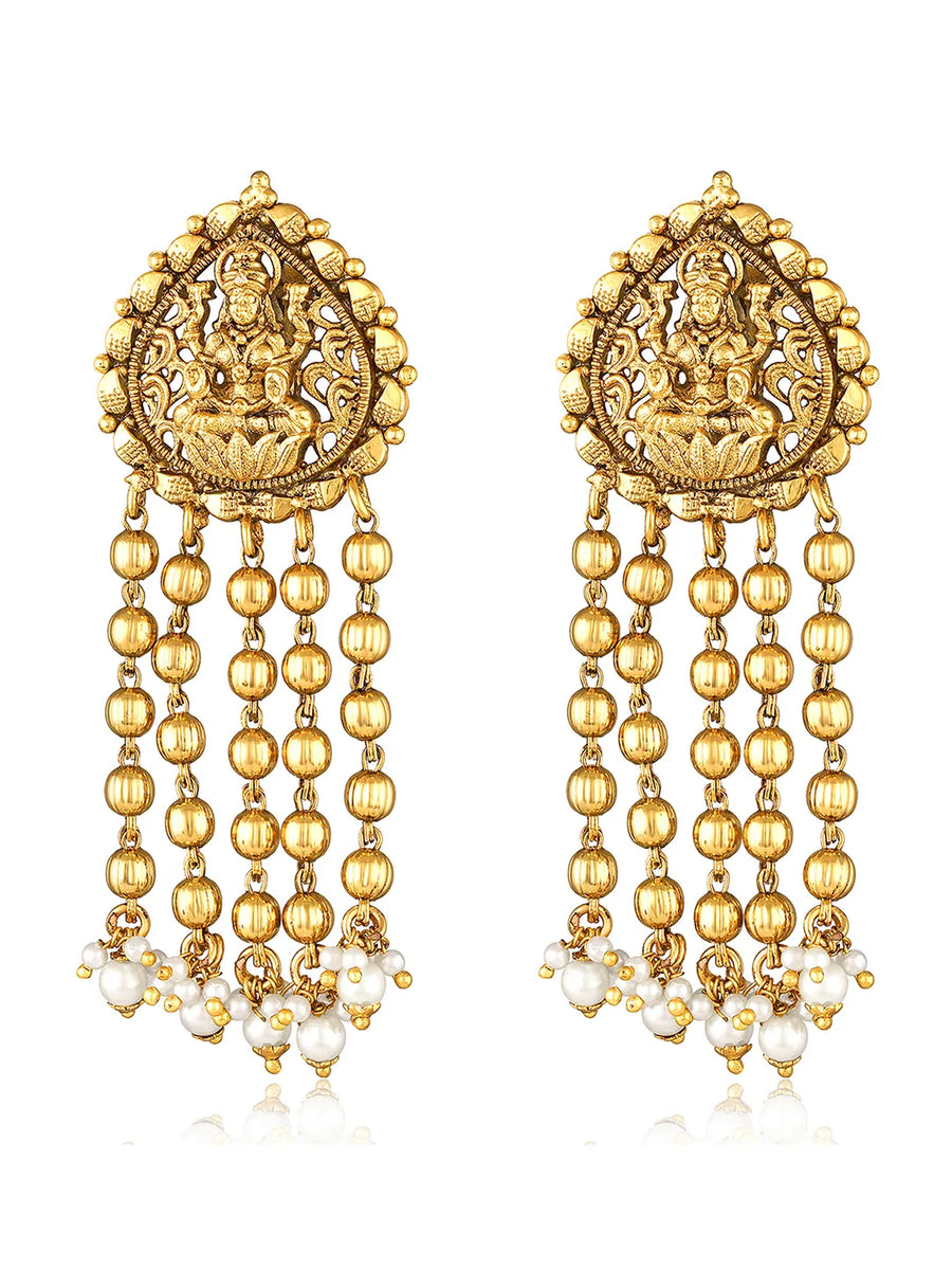 Laxmi Tassel Earrings – Elegant & Festive | Peora

 