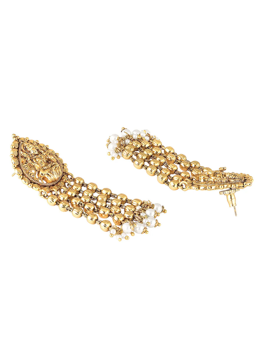 Laxmi Tassel Earrings – Elegant & Festive | Peora

 
