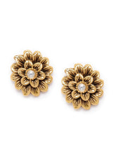 Glam CZ Stud Earrings for Women - White