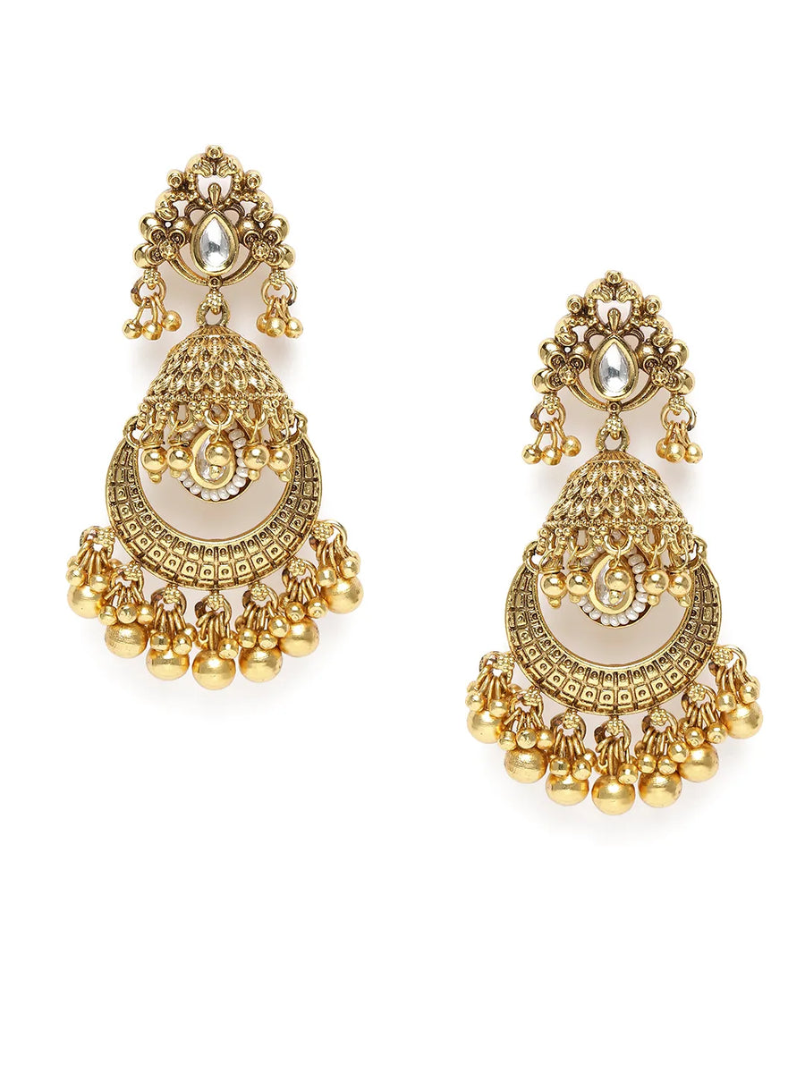 Intricate Traditional Jhumka Earrings