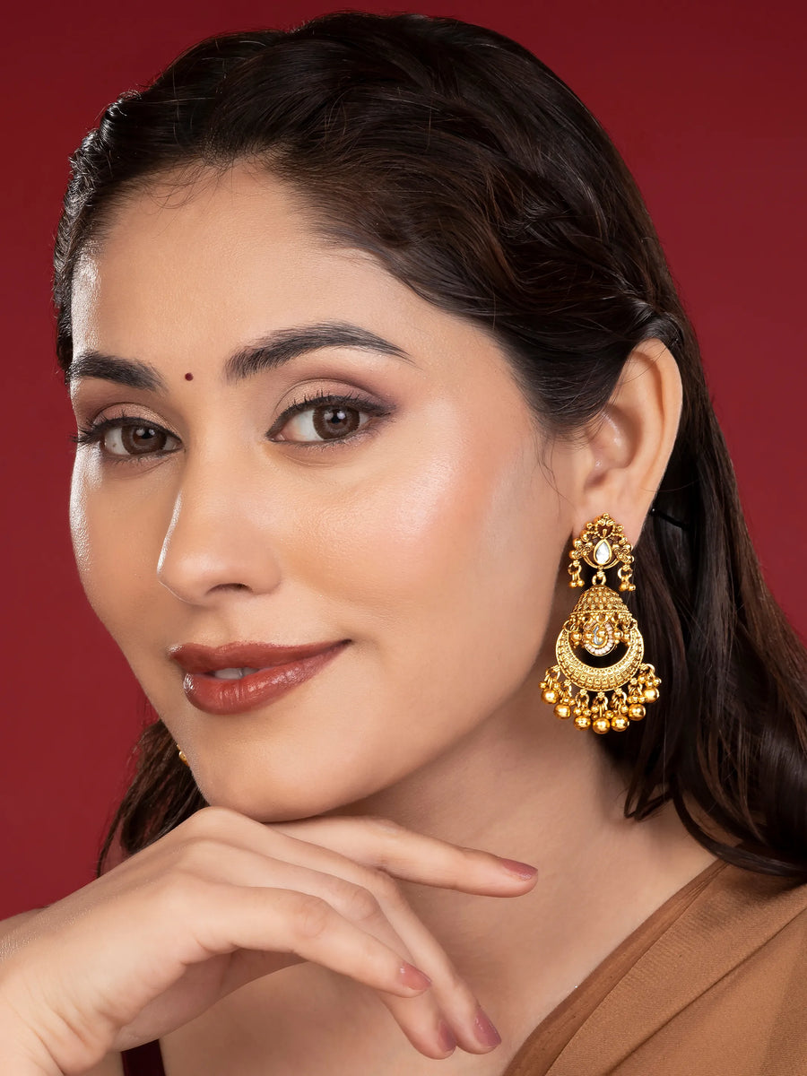 Intricate Traditional Jhumka Earrings