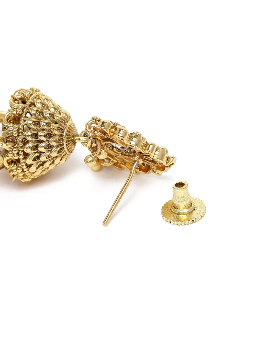 Intricate Traditional Jhumka Earrings