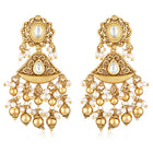 Studded Drop Earrings – Elegant & Sparkling | Peora