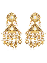 Studded Drop Earrings – Elegant & Sparkling | Peora