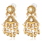 Studded Drop Earrings – Elegant & Sparkling | Peora