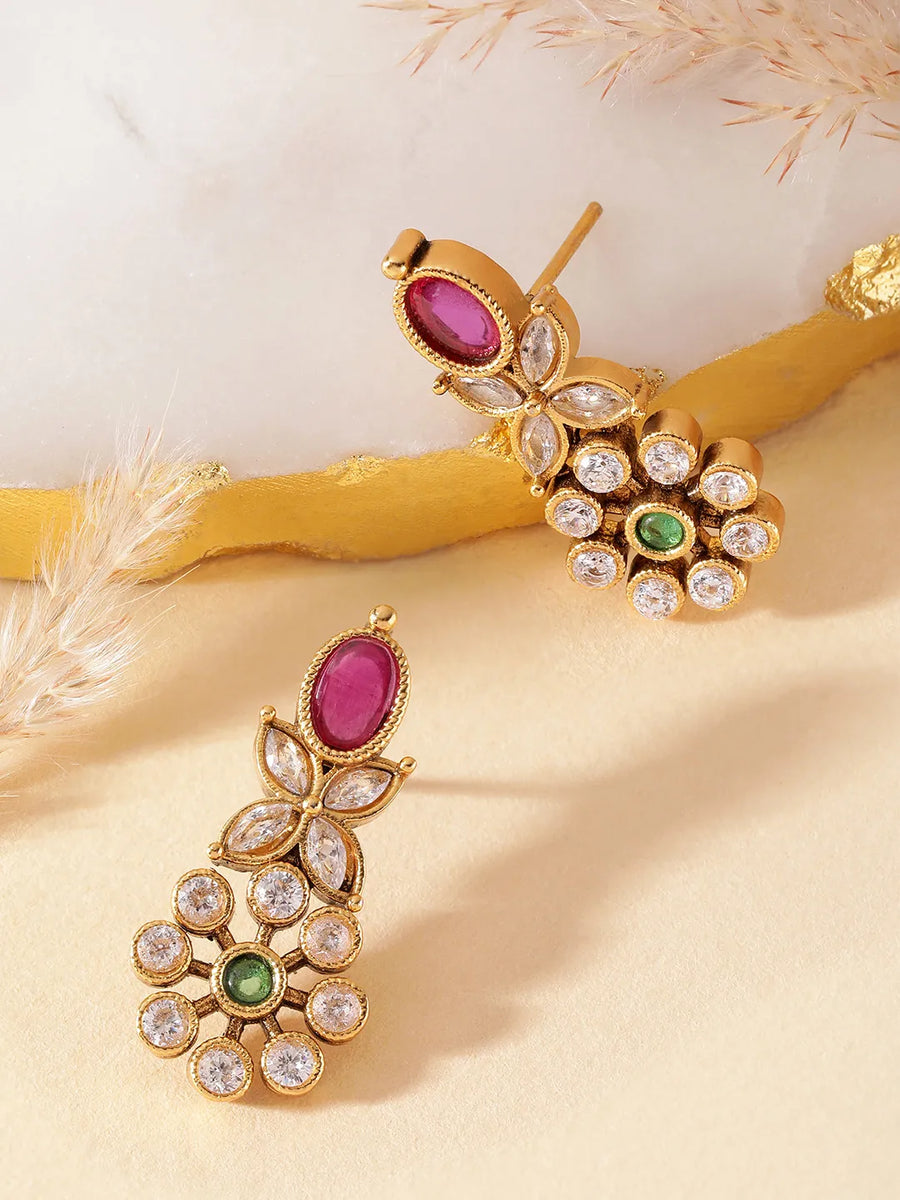 Crystal Drop Earrings | Sparkling Fashion Jewellery by Peora Fashions