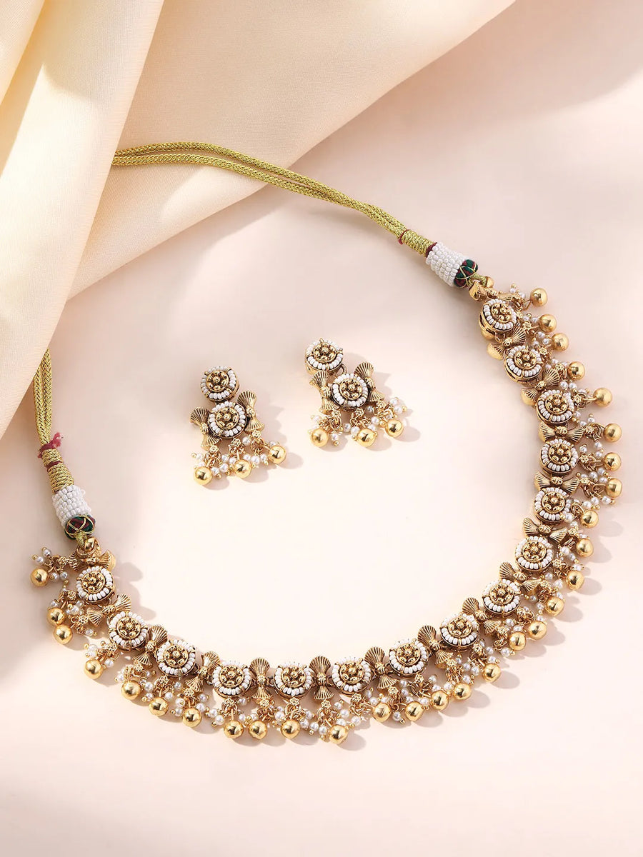 Beaded Necklace Set | Handcrafted Fashion Jewellery by Peora Fashions