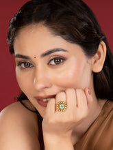 Ancient Grace Floral Finger Ring