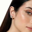 Timeless Shine CZ Stud Earrings