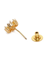 Sparkling Flower Cluster Studs Earrings