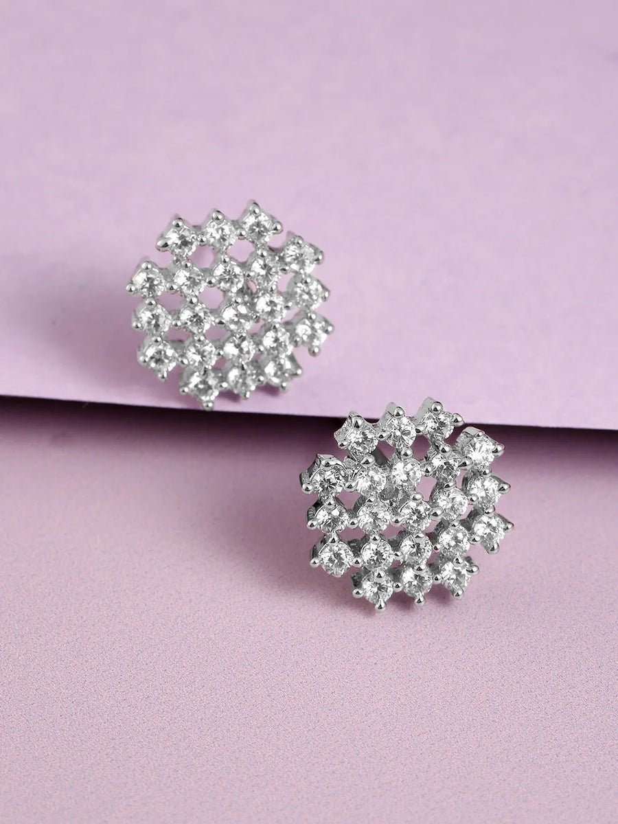 CZ Stud Earrings for Daily Glam
