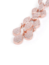 Sparkling Teardrop CZ Drop Earrings