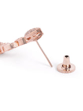 Sparkling Teardrop CZ Drop Earrings