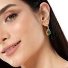 Harmony CZ and Crystal Drop Earrings