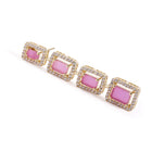 Glamorous Faux Emerald Drop Earrings