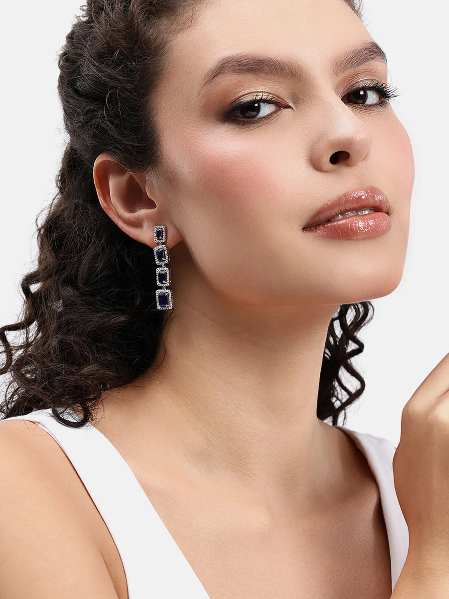 Exquisite Crystal Dangle Earrings