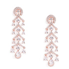 Teardrop Cascade Chandelier Drops - Rose Gold