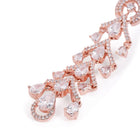 Teardrop Cascade Chandelier Drops - Rose Gold