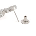 Teardrop Cascade Chandelier Drops - Silver
