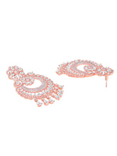 Crystal Floral Dangle Earrings – Elegant & Sparkling | Peora