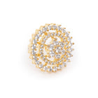 Floral Round Stud Earrings – Delicate & Stylish | Peora