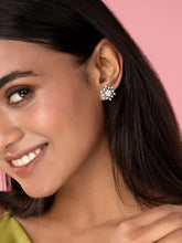 Shimmering Cluster Stud Earrings