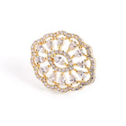 Vintage Bloom Inspired Studs Earrings - Gold