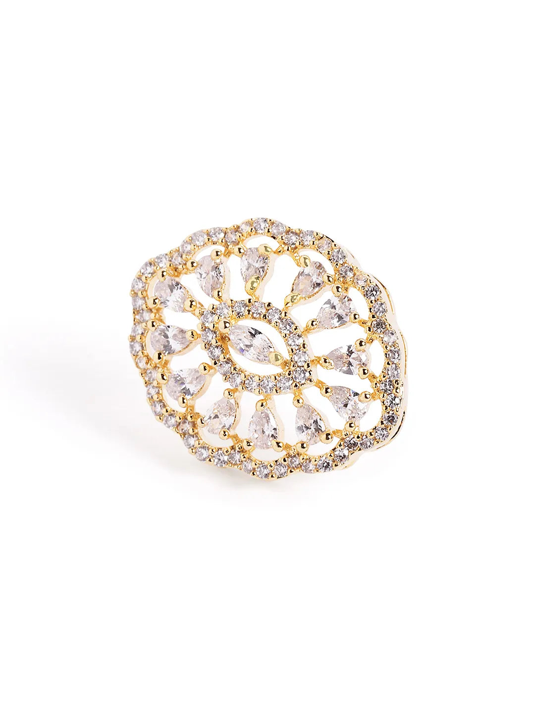 Vintage Bloom Inspired Studs Earrings